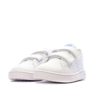 Baskets Blanches Bébé/Junior Adidas Advantage vue 0