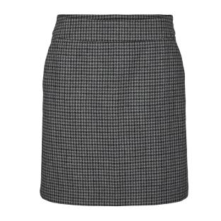Jupe Pied poule Gris Femme Vero Moda Julie Check pas cher