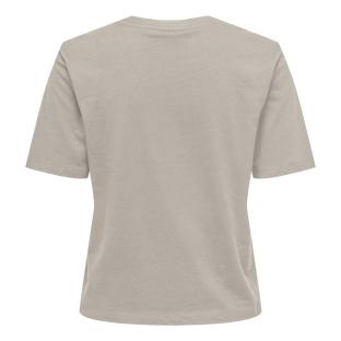 T-shirt Gris Clair Femme JDY Rex vue 0