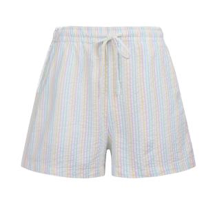 Short à Rayures Blanc Femme Teddy Smith Sublima vue 0