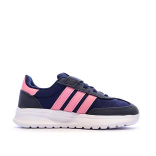 Baskets Marines/Roses Fille Adidas Run 70s vue 0