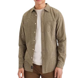 Chemise Marron à Motifs Homme Dockers Woven pas cher