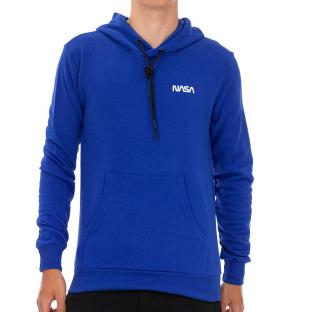 Sweat à capuche Bleu Homme Nasa 42H pas cher