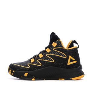 Chaussures de basketball Noires/Oranges Junior PEAK SPORT Lou Williams vue 0