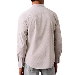 Chemise Rayures Slim Bleu Homme Calvin Klein Jeans Stripe Stret vue 0