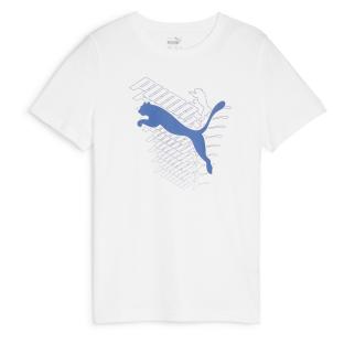 T-shirt Blanc Garçon Puma Graf Cat pas cher