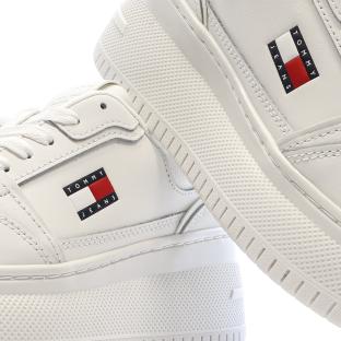 Baskets Beiges Femme Tommy Hilfiger Retro vue 0