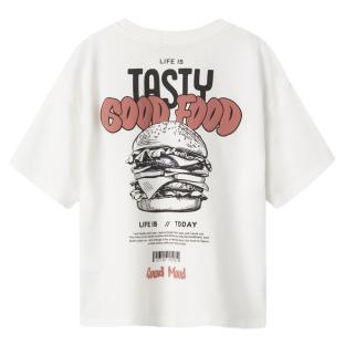 T-shirt Blanc Garçon Name it Tibilbo vue 2