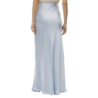 Jupe longue taille haute Bleu Vero Moda Beatrice vue 0