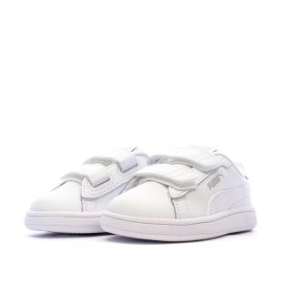 Baskets Blanches Bébé Puma Smash 3.0 vue 0