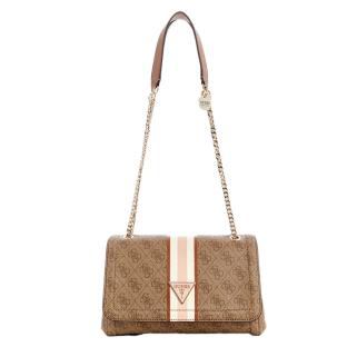 Sac à main Marron Femme Guess Noelle logo 4G vue 2