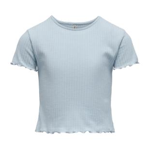 T-shirt Bleu Clair Fille Only Kids Ognella pas cher