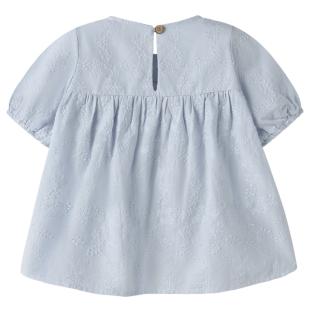 Blouse Bleu Fille Lil' Atelier Jiva Loose vue 0