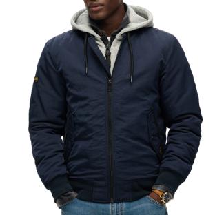 Veste Marine Homme Superdry Hooded pas cher