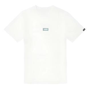 T-Shirt Blanc Mixte Vans Logo Marshmallow pas cher