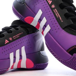 Chaussures de Basketball Violette Homme Adidas Issue 5 vue 7