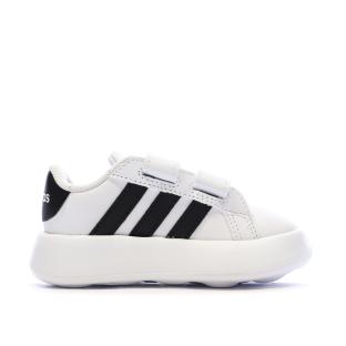 Baskets Blanches/Noires Garçon Adidas Grand Court 2.0 vue 0