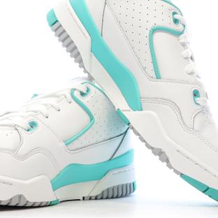 Men's White/Turquoise Sneakers Le Coq Sportif Nineties Photo of the Espace des Marques %store% store - view of %key%