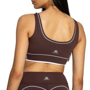 Brassière Marron Foncé Femme Soul Studio Yoga vue 0