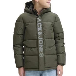 Doudoune Verte Garçon Jack & Jones Puffer vue 0