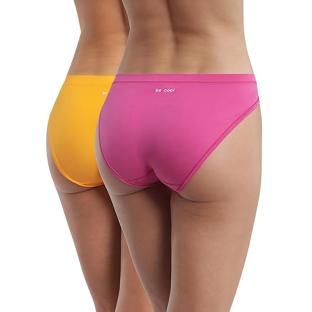 x2 Culottes Rose/Orange Femme Dim DIM0A6M vue 2
