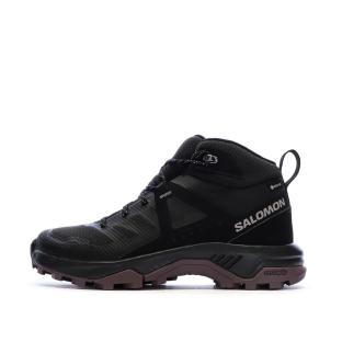 Schwarze Damen-Wanderschuhe Salomon Exeo Mid Ansicht 0