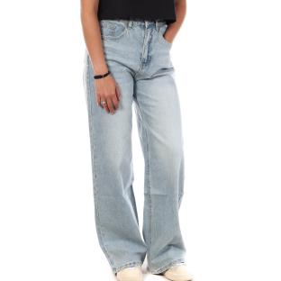 Jean Loose Bleu Femme Monday Premium 3279 pas cher