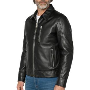 Blouson Noir Homme Schott LCADAM pas cher