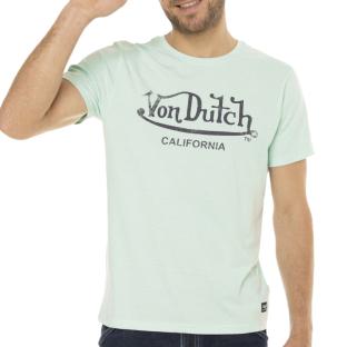 T-shirt Vert Homme Von Dutch First pas cher