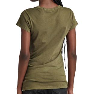 T-shirt Kaki Femme G-Star Raw Eyben D21314 vue 0