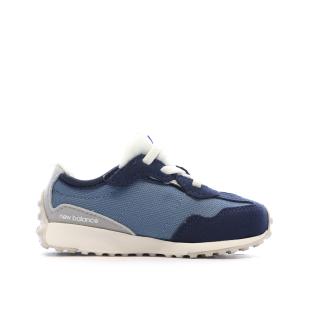 New Balance 327 Baskets Bleu Garçon NW327CJ vue 2