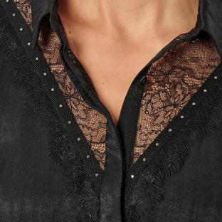 Chemise Noir Femme Kaporal Badih vue 3