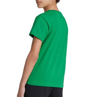 T-Shirt Vert Garçon Adidas Trefoil vue 0