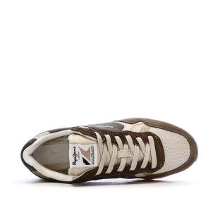 Baskets Marrons Femme Pepe jeans Brit Mixt vue 4