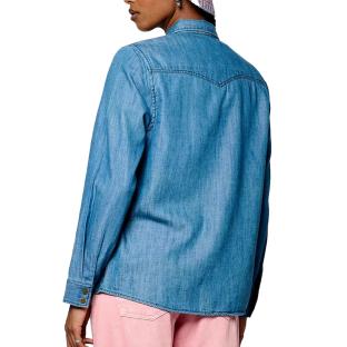 Chemise Manches Longues Bleu Femme Kaporal BINEE vue 2