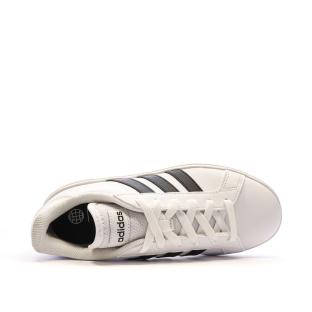 Baskets Blanches/Noires Femme Adidas Grand Court Base 2.0 vue 4