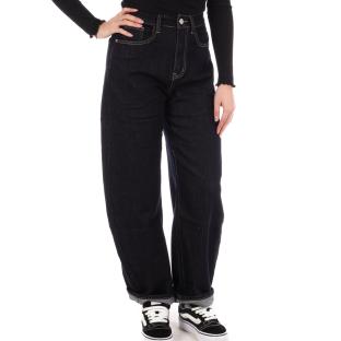 Jean Barrel Bleu Femme Monday Premium 1862J pas cher