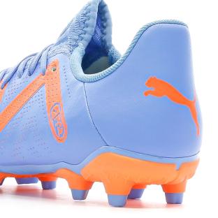 Chaussures de Football Bleu/Orange Garçon Puma Future Play vue 7