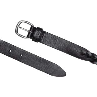 Ceinture Cuir Noir Femme Levi's Braid vue 0