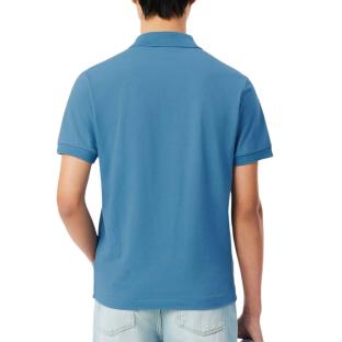 Polo Bleu Clair Homme Lacoste Slim Fit Petit vue 0
