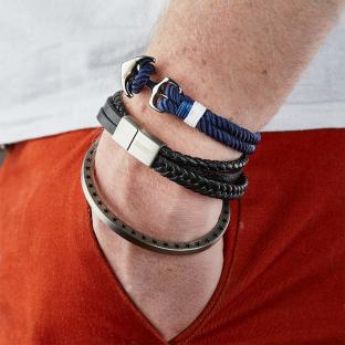 Bracelet Bleu Homme Geographical Norway 315014 vue 2