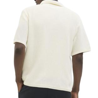 Chemise en Maille Écru Homme Jack & Jones Summer Pocket vue 0