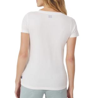T-shirt Blanc Femme TBS Reflet vue 2