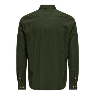 Chemise Kaki Homme Only & Sons Road Life vue 0