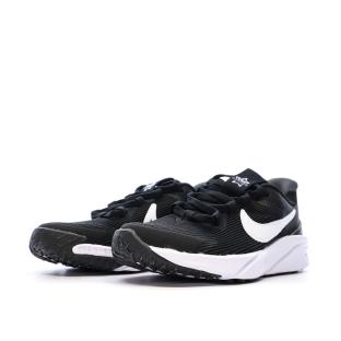 Baskets Noires/Blanches Garçon Nike Star Runner 4 vue 6