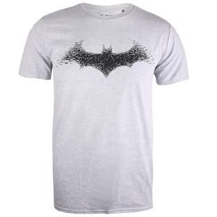 T-Shirt Gris Homme Dc Comics Bat Logo Mens vue 0
