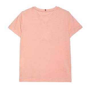 T-shirt Rose Fille Tommy Hilfiger Hilfiger Foil vue 0