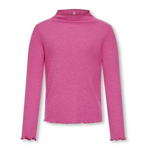 T-Shirt Manches Longues Rose Fille Kids ONLY Kognella vue 0