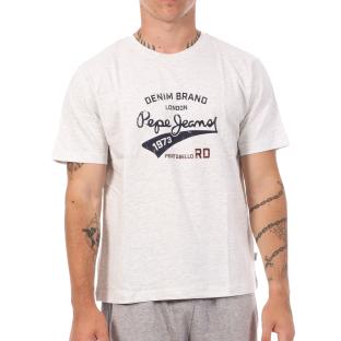 T-Shirt Gris Chiné Homme Pepe jeans Nd vue 0