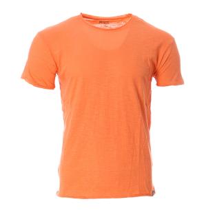 T-shirt Orange Homme Paname Brothers TED vue 0